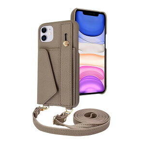 shizukawill iPhone11 �P�[�X �J�o�[ �V�����_�[�P�[�X �A�C�t�@���f5 �X�g���[�g���[�h iPhone11 �O���[�u���E�� APIP11IF51BR �V�Y�J�E�B��