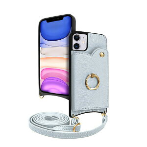 shizukawill iPhone11 �P�[�X �J�o�[ �V�����_�[�P�[�X �A�C�t�@���f5 �t���[�� iPhone11 �l���t�B���u���[ APIP11IF53NB �V�Y�J�E�B��