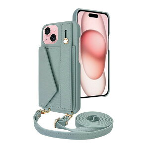 shizukawill iPhone15 �P�[�X �J�o�[ �V�����_�[�P�[�X �A�C�t�@���f5 �X�g���[�g���[�h iPhone15 �p�E�_�[�u���[ APIP15IF51BL �V�Y�J�E�B��