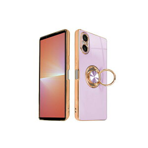shizukawill Xperia 5 V �����O�t���P�[�X �O���b�e�B�A Xperia5 V ���x���_�[ SOX5M5CL5PU �V�Y�J�E�B��