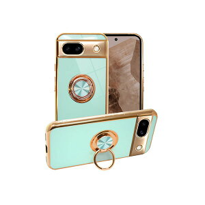 shizukawill Google Pixel8a �P�[�X �J�o�[ �����O�t���P�[�X �O���b�e�B�A Google Pixel8a �}�X�J�b�g GOPI8ACL5GN �V�Y�J�E�B��
