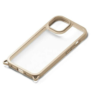 �y3�Z�b�g�z PGA PG-23CPT02BE iPhone15Plus �N���A�^�t�P�[�X Premium Style �x�[�W�� PG23CPT02BE