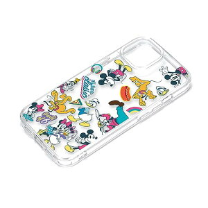 �y3�Z�b�g�z PGA PG-D23APT09MKY iPhone15 �N���A�n�C�u���b�h�P�[�X Premium Style �~�b�L�[���t�����Y PGD23APT09MKY