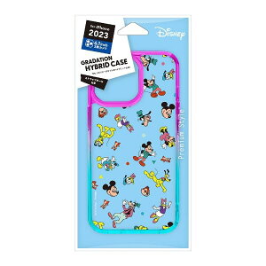 �y10�Z�b�g�z PGA PG-D23BPT02MKY iPhone15Pro �O���f�[�V�����n�C�u���b�h�P�[�X Premium Style �~�b�L�[���t�����Y PGD23BPT02MKY