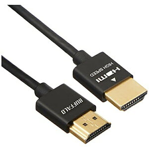 �o�b�t�@���[ BSHD3S20BK HDMI�P�[�u�� �X�����^�C�v 2.0m �u���b�N �X���� BUFFALO ��������
