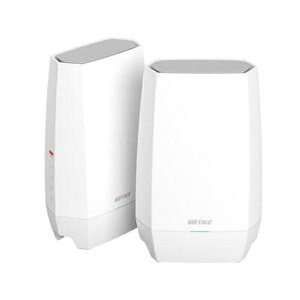 �o�b�t�@���[ WNR-5400XE6P/2S Wi-Fi���[�^�[ 2401+2401+573Mbps AirStation 2��Z�b�g �l�b�g���Ѓu���b�J�[2�Ή� �z���C�g Wi-Fi 6E ax /IPv6�Ή� newlife campaign h