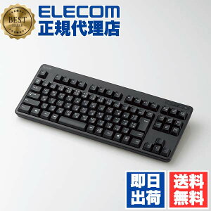 �y5�Z�b�g�z �G���R�� TK-FDM105TBK ���� �R���p�N�g �L�[�{�[�h ���C�����X �����u������ �R���p�N�g�T�C�Y 92�L�[ ���{��z�� �u���b�N Windows11 �Ή� ELECOM 6�J���ۏ� ���C�����X�L�[�{�[�h �e