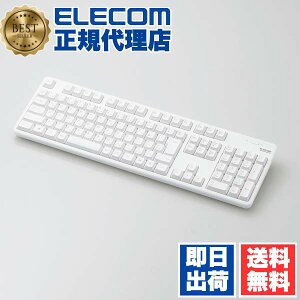 �y3�Z�b�g�z �G���R�� TK-FDM106TWH ���� �t�� �L�[�{�[�h ���C�����X �����u������ �t���T�C�Y 109�L�[ ���{��z�� �z���C�g Windows11 �Ή� ELECOM 6�J���ۏ� ���C�����X�L�[�{�[�h �����t���L�[�{