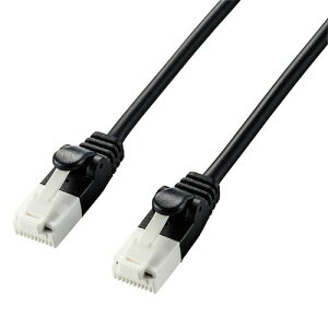 �y5�Z�b�g�z �G���R�� LD-GPAYT�^BK100 ���炩LAN�P�[�u�� CAT6A �ܐ܂�h�~ 10m �u���b�N