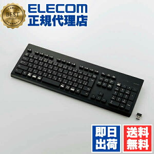 �y���K�㗝�X�z �G���R�� TK-WS02DMKBK �L�[�{�[�h �􂦂� �R�� �����L�[�{�[�h ���� (2.4GHz) ���C�����X �����u������ �t���T�C�Y �u���b�N ELECOM 1�N�ۏ� ���C�����X�L�[�{�[�h ���ϋv�݌v ���{