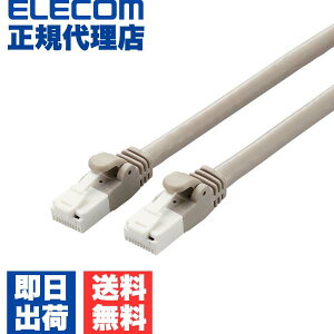 �y���K�㗝�X�z �G���R�� LD-GPAT/LG1/RS Cat6A�Ή� LAN�P�[�u�� 1.0m �����P�[�u�� EU RoHS�w�ߏ��� �ܐ܂�h�~ �ȈՃp�b�P�[�W�d�l 1m ���C�g�O���[ ELECOM �z�� �O���[ �l�b�g���[�N�P�[�u�� �X�g���[