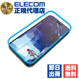 �y2�Z�b�g�z �G���R�� PM-A24BFLGARBL iPhone 16 Plus �K���X�t�B���� ������ �����ˌy�� �������f���� �u���[���C�g�J�b�g �\�ʍd�x10H �w��h�~ ��U�h�~ �\��t���c�[���t �C�A�h�~ ELECOM ������