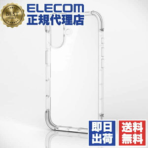 �y3�Z�b�g�z �G���R�� PM-A24AHVAIRCR iPhone 16 �P�[�X �n�C�u���b�h �Ռ��z�� �y�� �J��������ی� MUBRAIN �N���A×�N���A ELECOM ��������