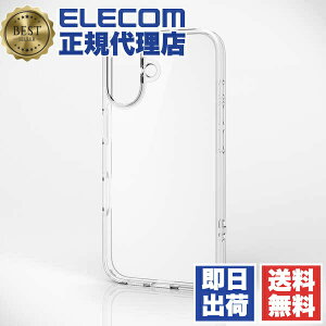 �y2�Z�b�g�z �G���R�� PM-A24AHVCKCR iPhone 16 �P�[�X �n�C�u���b�h �Ռ��z�� �J���������Y�ی�݌v �X�g���b�v�z�[���t �d�x5H �N���A ELECOM ��������