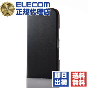 �G���R�� iPhone�蒠�^���U�[�P�[�X PM-A24APLFUBK �u���b�N UltraSlim ELECOM PMA24 APLFUBK ���^ ���� �\�t�g �X�}�[�g�t�H���P�[�X �J�o�[ �y��