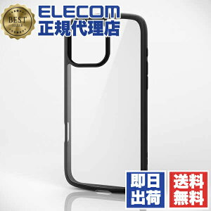 �y3�Z�b�g�z �G���R�� PM-A24DTSLFCBK iPhone 16 Pro Max �P�[�X �n�C�u���b�h �Ռ��z�� �y�� ���^ �J��������ی� �X�g���b�v�z�[���t �d�x5H TOUGH SLIM LITE �u���b�N ELECOM ��������