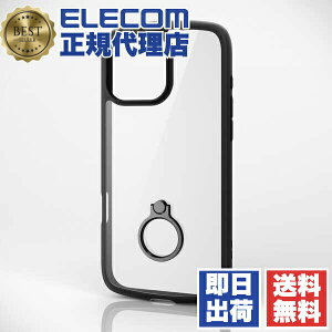 �y5�Z�b�g�z �G���R�� PM-A24DTSLFCRBK iPhone 16 Pro Max �P�[�X �n�C�u���b�h �Ռ��z�� �y�� ���^ �J���������Y�ی�݌v �X�g���b�v�z�[���t �����O�t �X�^���h�@�\ �d�x5H TOUGH SLIM LITE �u���b�N ELEC