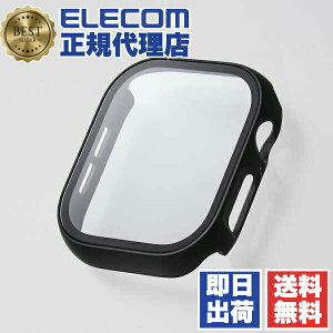 �y3�Z�b�g�z �G���R�� AW-24AFCGOCBK �A�b�v���E�H�b�` �J�o�[ Apple Watch Series 10 [ 46mm ] �t���J�o�[ �Z���~�b�N�R�[�g �S�����K���X �\�ʍd�x10H�ȏ� �S�ʕی� �w��h�~ 2�d�\�� �u���b�N ������