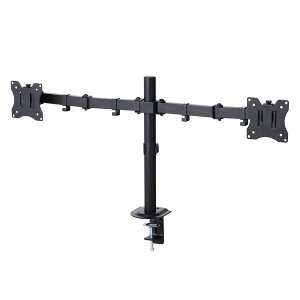 �y���K�㗝�X�z �G���R�� DPA-DN01BK ���j�^�[�A�[�� �f���A�� 2��� �y 17~32�C���` �ω׏d9kg VESA�K�i75×75/100×100 �f�B�X�v���C �Ή� �z �N�����v���O�����b�g�� �P�[�u�����[ �u���b�N