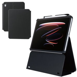 �y���K�㗝�X�z �G���R�� TB-A25RWVH2BK iPad �P�[�X 11�C���` ( A16 ) / 10.9�C���` ��10���� ���������t���b�v �J�o�[ Apple Pencil���[ �t���[�A���O�� �X�^���h �I�[�g�X���[�v�@�\ �u���b�N