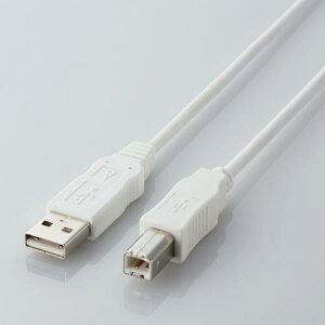�y5�Z�b�g�z �G���R�� USB2-ECO10WH USB�P�[�u�� RoHS�w�ߏ��� (A�]B) 1m �z���C�g ELECOM �z�� �P�[�u�� �v�����^ �p�\�R�����Ӌ@�� �c�C�X�g�y�A�P�[�u�� �ȈՃp�b�P�[�W ��������