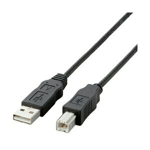 �y5�Z�b�g�z �G���R�� USB2-ECO20 USB�P�[�u�� RoHS�w�ߏ��� (A�]B) 2m �u���b�N ELECOM �z�� �P�[�u�� �v�����^ �p�\�R�����Ӌ@�� �c�C�X�g�y�A�P�[�u�� �ȈՃp�b�P�[�W ��������