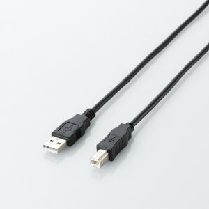 �y5�Z�b�g�z �G���R�� U2C-JB50BK USB�P�[�u�� 5.0m EU RoHS�w�ߏ����G�RUSB2.0�P�[�u���iA-B�^�C�v�j ELECOM �z�� �P�[�u�� �v�����^ ���z���p�b�P�[�W �����f�[�^�]�� �p�\�R�����Ӌ@�� �����p�i 