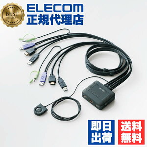 �y���K�㗝�X�z �G���R�� KVM-HDHDU2 HDMI�Ή��p�\�R���ؑ֊� Windows11 �Ή� ELECOM 1�N�ۏ� �m�[�g�p�\�R�� �ؑ֊� �ؑ֋@ �f�B�X�v���C�[�q �p�\�R�� �X�s�[�J�[ �؂�ւ��� �o�X�p���[ �}�E�X �u
