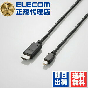 �y2�Z�b�g�z �G���R�� AD-MDPHDMI10BK �ϊ��P�[�u�� miniDisplayPort-HDMI 1m �u���b�N Mini DisplayPort-HDMI�ϊ��P�[�u�� ��������