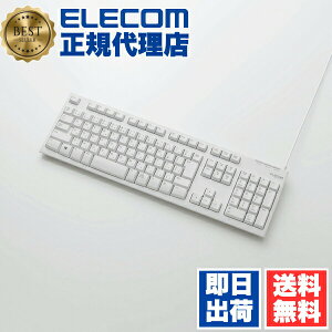 �y2�Z�b�g�z �G���R�� TK-FCM062WH ���ϋv���L�[���̗p����USB�ڑ� �L�� �X�^���_�[�h �L�[�{�[�h s_ Windows11 �Ή� ELECOM 6�J���ۏ� �z���C�g �����u���� �e���L�[�t �����u�������� �L���t���L�[