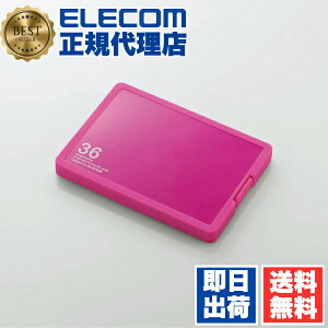 �y���K�㗝�X�z �G���R�� CMC-SDCPP36PN SD/microSD�J�[�h�P�[�X�i�v���X�`�b�N�^�C�v�jSD18��+microSD18�����[ ELECOM �������J�[�h�P�[�X �v���X�`�b�N�^�C�v �C���f�b�N�X�J�[�h �R���p�N�g ���f�B�A