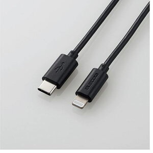�y2�Z�b�g�z �G���R�� MPA-CL10BK USB-C to Lightning�P�[�u�� �X�^���_�[�h �u���b�N