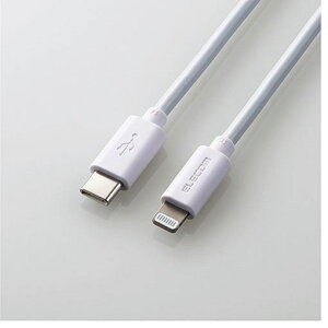 �y2�Z�b�g�z �G���R�� MPA-CL15WH USB-C to Lightning�P�[�u���i�X�^���_�[�h�j1.5m