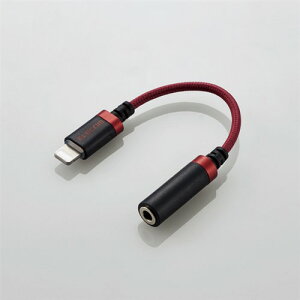 �G���R�� MPA-L35S01RD Lightning-��3.5mm�X�e���I�~�j�W���b�N�ϊ��P�[�u��(���ϋv) ���b�h