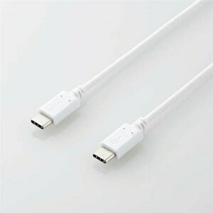 �y5�Z�b�g�z �G���R�� USB Type-C �P�[�u�� MPA-CC10PNWH �z���C�g Power Delivery �[�d ELECOM TypeC USB2.0 �X�}�z �^�u���b�g �Ή� �}���[�d�P�[�u��