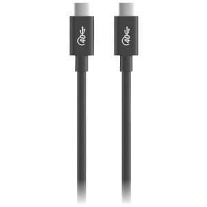 �y10�Z�b�g�z �G���R�� USB4-CC5P08BK USB4�P�[�u��(Type-C-TypeC) 0.8m �u���b�N