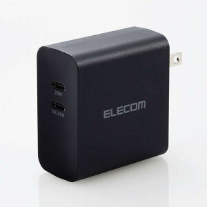 �G���R�� ACDC-PD4570BK USB Power Delivery 70W AC�[�d��(C×2) �u���b�N ACDCPD4570BK