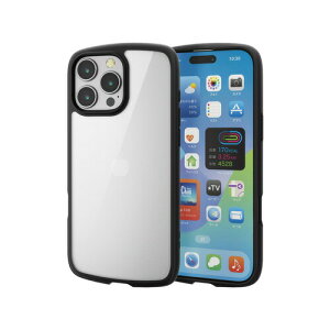 �G���R�� PM-A24DTSLFCBK iPhone 16 Pro Max TOUGH SLIM LITE �n�C�u���b�h�P�[�X �t���[���J���[