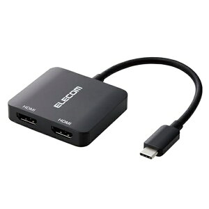 �G���R�� AD-CHDMI2BK2 USB Type-C(TM) - HDMI(R)�ϊ��A�_�v�^�[ 2�|�[�g
