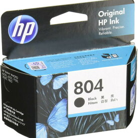 HP T6N10AA 804 純正 インクカートリッジ 黒 ブラック 【国内正規品】 エイチピー インク 純正インク インクタンク 送料無料