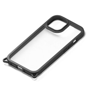 �y10�Z�b�g�z PGA PG-23CPT01BK iPhone15Plus �N���A�^�t�P�[�X Premium Style �u���b�N PG23CPT01BK