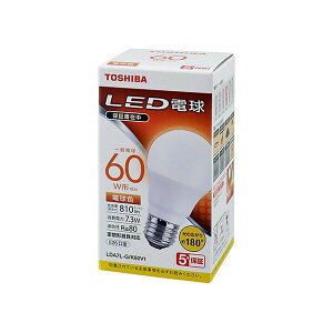 ���� LED�d�� LDA7L-G/K60V1R E26���� 60W���� �d���F �L�z���^�C�v Toshiba LDA7LGK60V1R ��ʓd�� �Ɩ� LED�Ɩ� ���r���O �L�b�`�� �Q�� �����Ή� �Ɠd���i