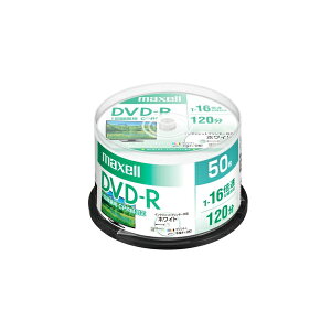 �y3�Z�b�g�z �}�N�Z��(Maxell) DRD120PWE50SP �^��pDVD-R �Ђ�т�z���C�g���[�x���f�B�X�N 1-16�{ 4.7GB 50�� �X�s���h���P�[�X