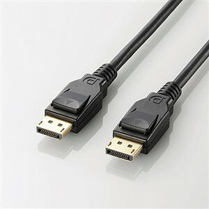 �G���R�� CAC-DP1215BK 4K�f���o�͑Ή� �f�B�X�v���C�|�[�g�P�[�u�� 1.5m