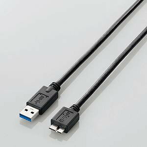 USB�P�[�u�� �G���R�� USB3.0�P�[�u��(A-microB)2.0m �u���b�N USB3-AMB20BK