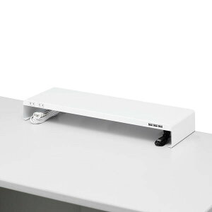 �T�����T�v���C MR-LC202WN �d���^�b�v+USB�|�[�g�t�����ド�b�N(W600×D200 �z���C�g) �t�@�j�`�� �f�X�N���Ӄt�@�j�`�� SANWA SUPPLY ��������