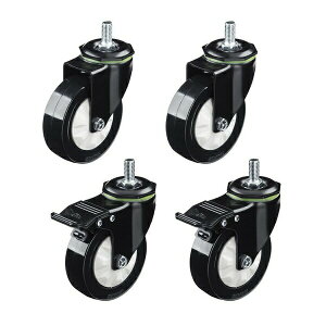 �T�����T�v���C P-CR-PLCAST1 �e���r�X�^���h �L���X�^�[ �����p �E���^�� �L���X�^�[�a100mm �X�g�b�p�[�t��x2/�X�g�b�p�[�Ȃ�x2 CR-PL102SCBK/CR-PL45BK/CR-PL30BK/CR-PL25BK/RAC-MULTCT3��p P