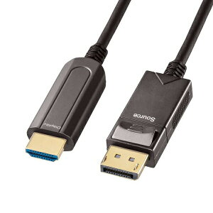 �T�����T�v���C KC-DPHDFB200 DisplayPort-HDMI�ϊ����t�@�C�o�[�P�[�u���@20m �P�[�u�� ���j�^�P�[�u�� SANWA SUPPLY ��������