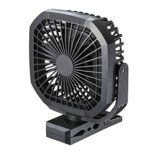 �T�����T�v���C FAN-USB1BK ��^USB��@ USB�[�d �����u�� �}�O�l�b�g �N���b�v �Œ� 4�i�K���ʒ��� 360 ��] �O�r�Ή� 1/4�C���`�l�W 6000mAh �o�b�e���[ �@�l �ԓ� �u���b�N