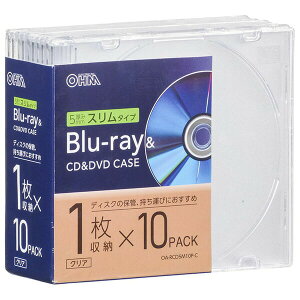 �I�[���d�@ OA-RCD5M10P-C BD/DVD/CD�P�[�X (����5mm�X�����^�C�v/10��) �P�[�X �v���X�`�b�N�P�[�X �N���A �X�����P�[�X �X�����^�C�v �v���X